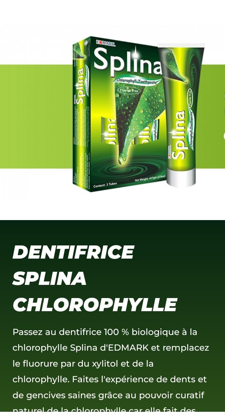 Dentifrices splin – mballobioedmark