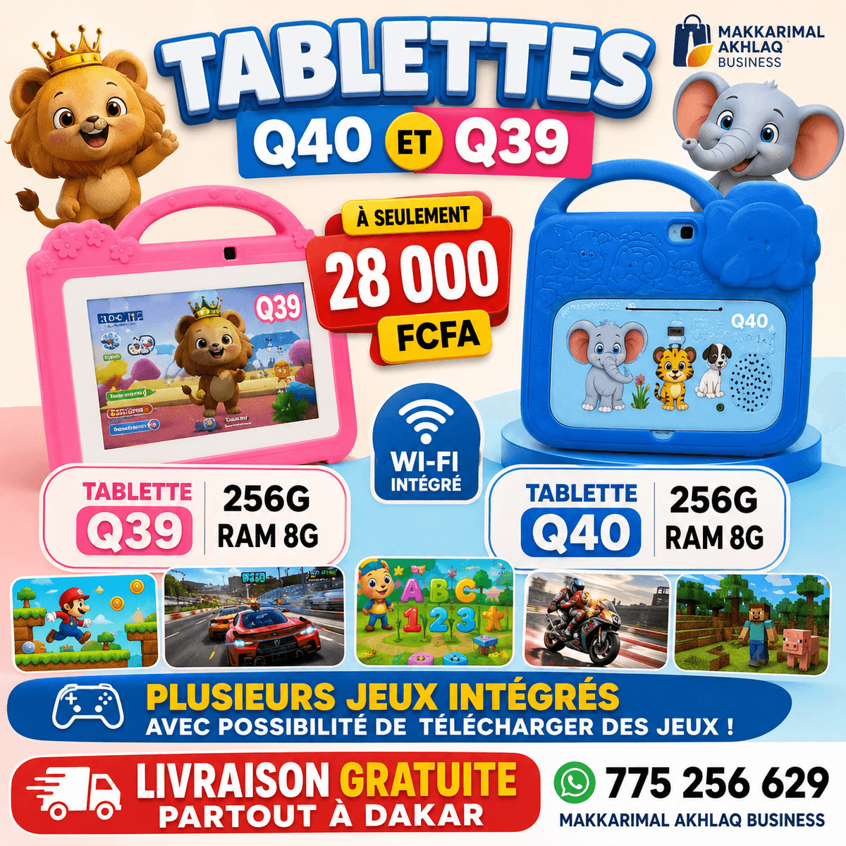 Tablette Q40 et Q39 – makarimal akhlaq business