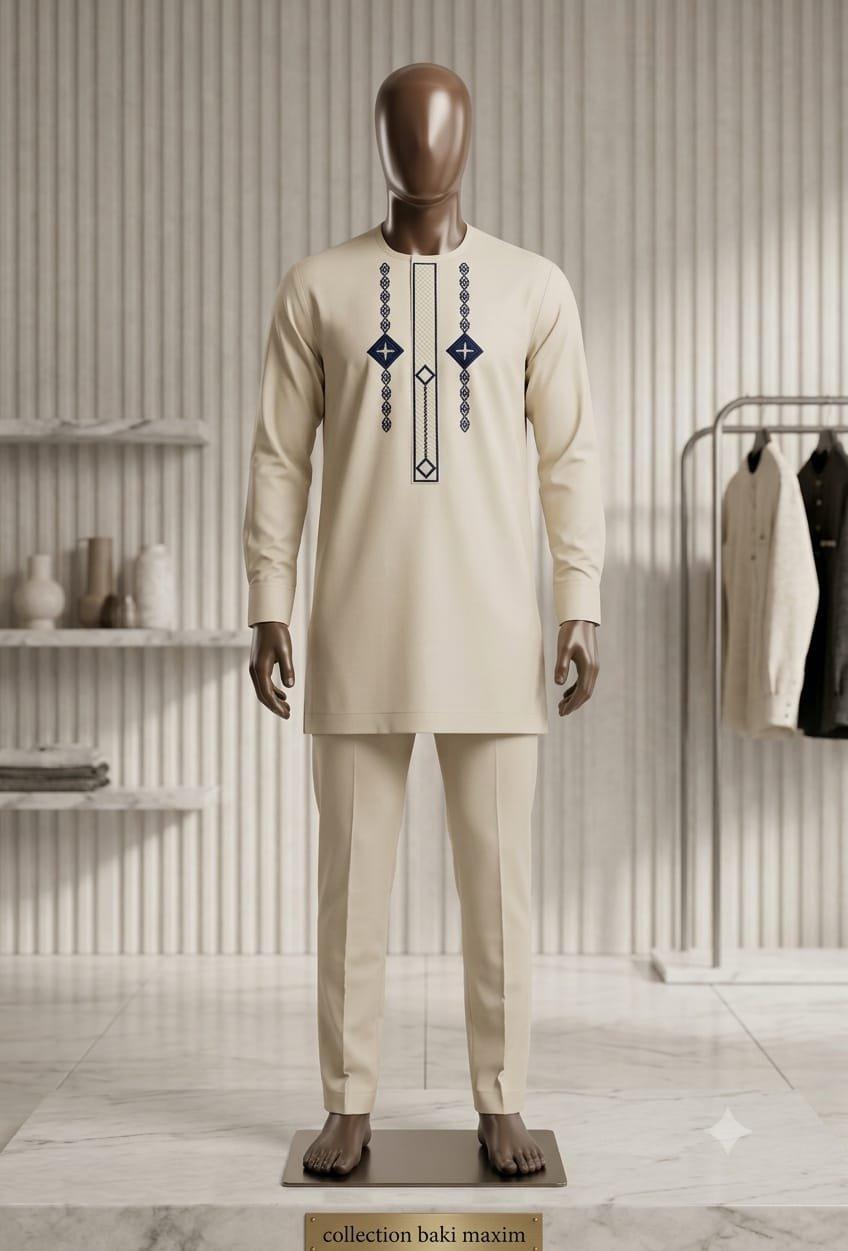 Tunique homme beige – CJ-CLIEN BUSINESS