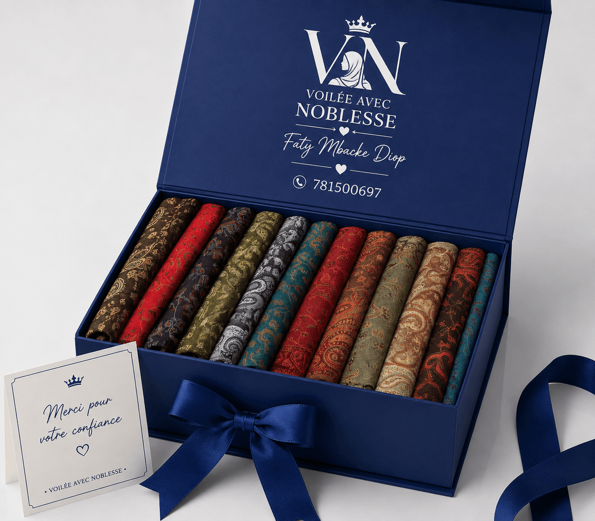 Tissus wax assortiment – voilée avec noblesse