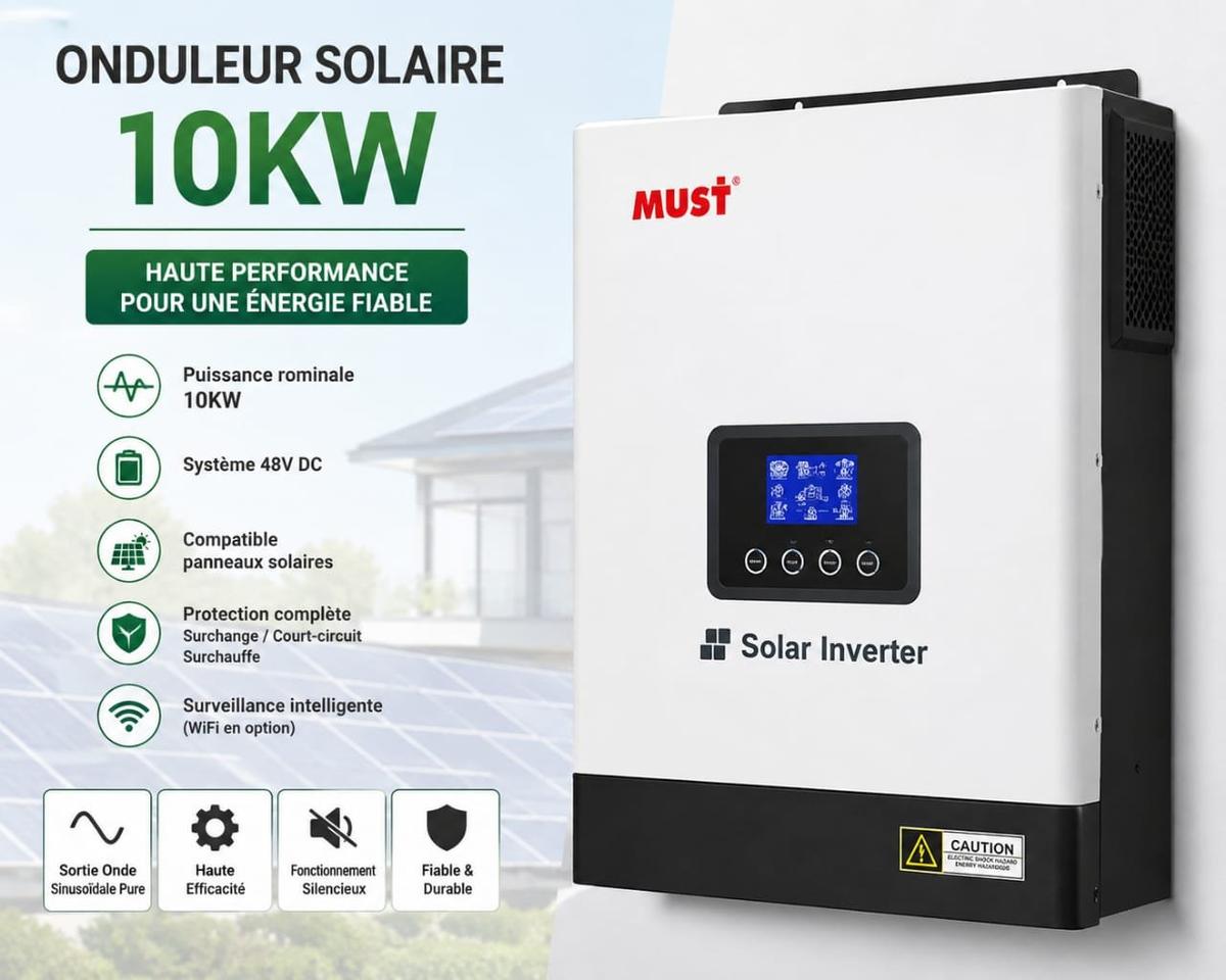 Onduleur solaire 10KW – ba entreprise general
