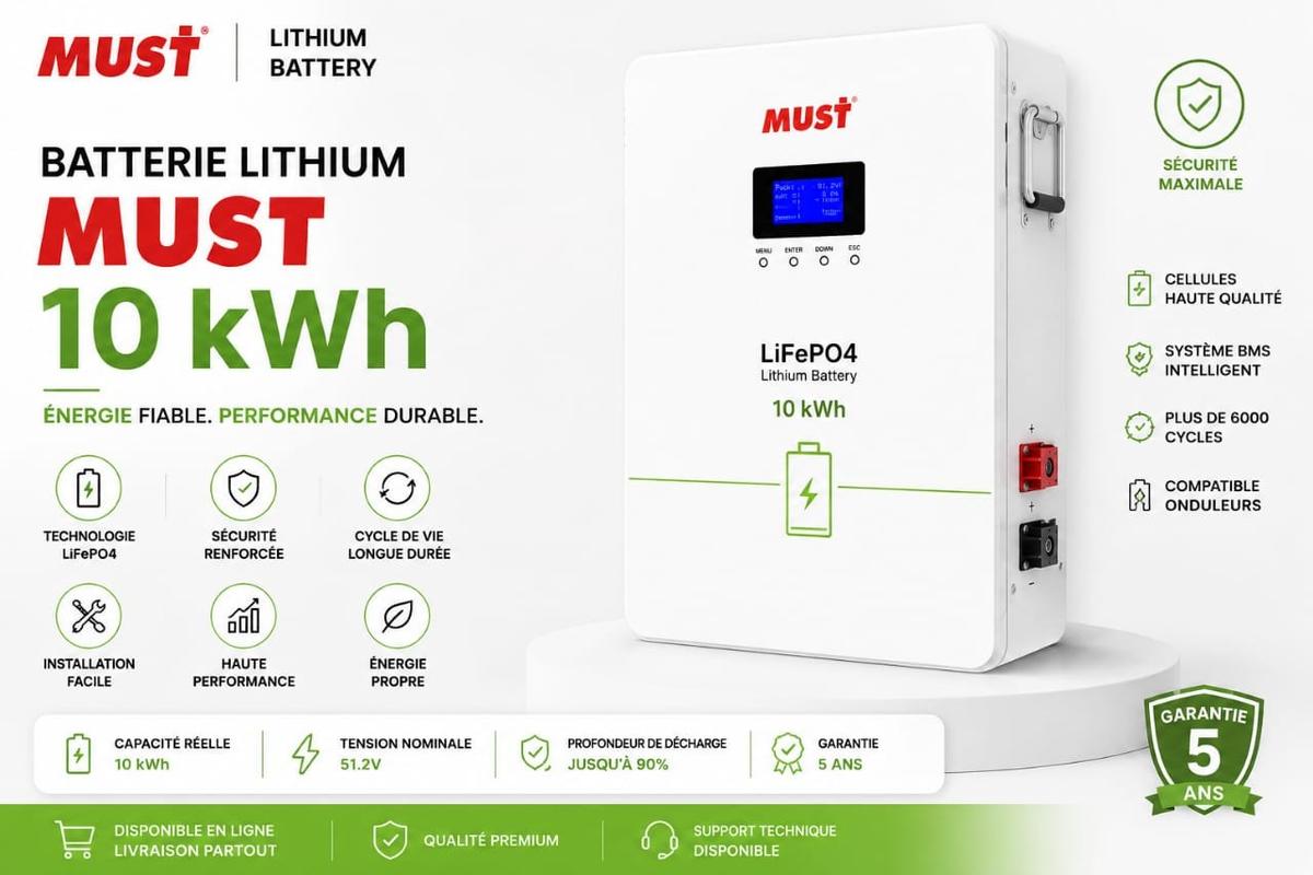 Batterie lithium 10 kWh – ba entreprise general