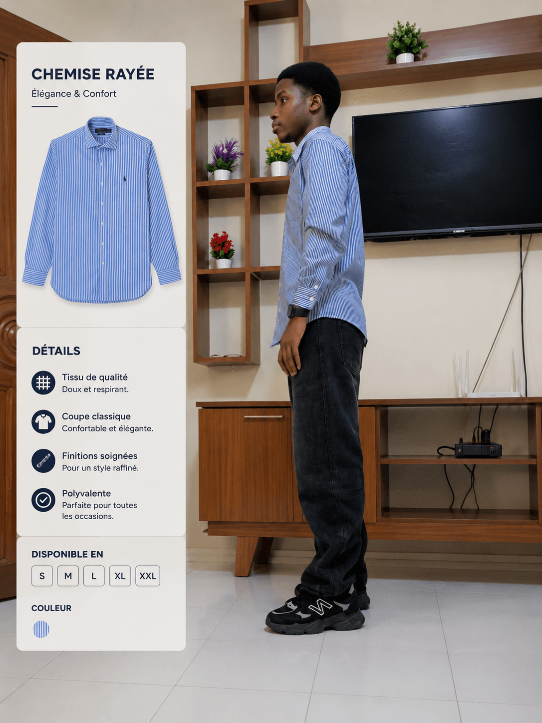 Chemise homme – zahra store