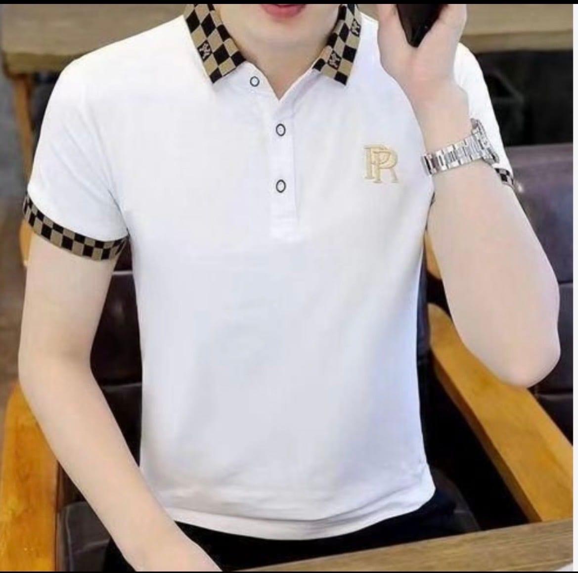 Polo blanc , marron homme – Fabi Shop
