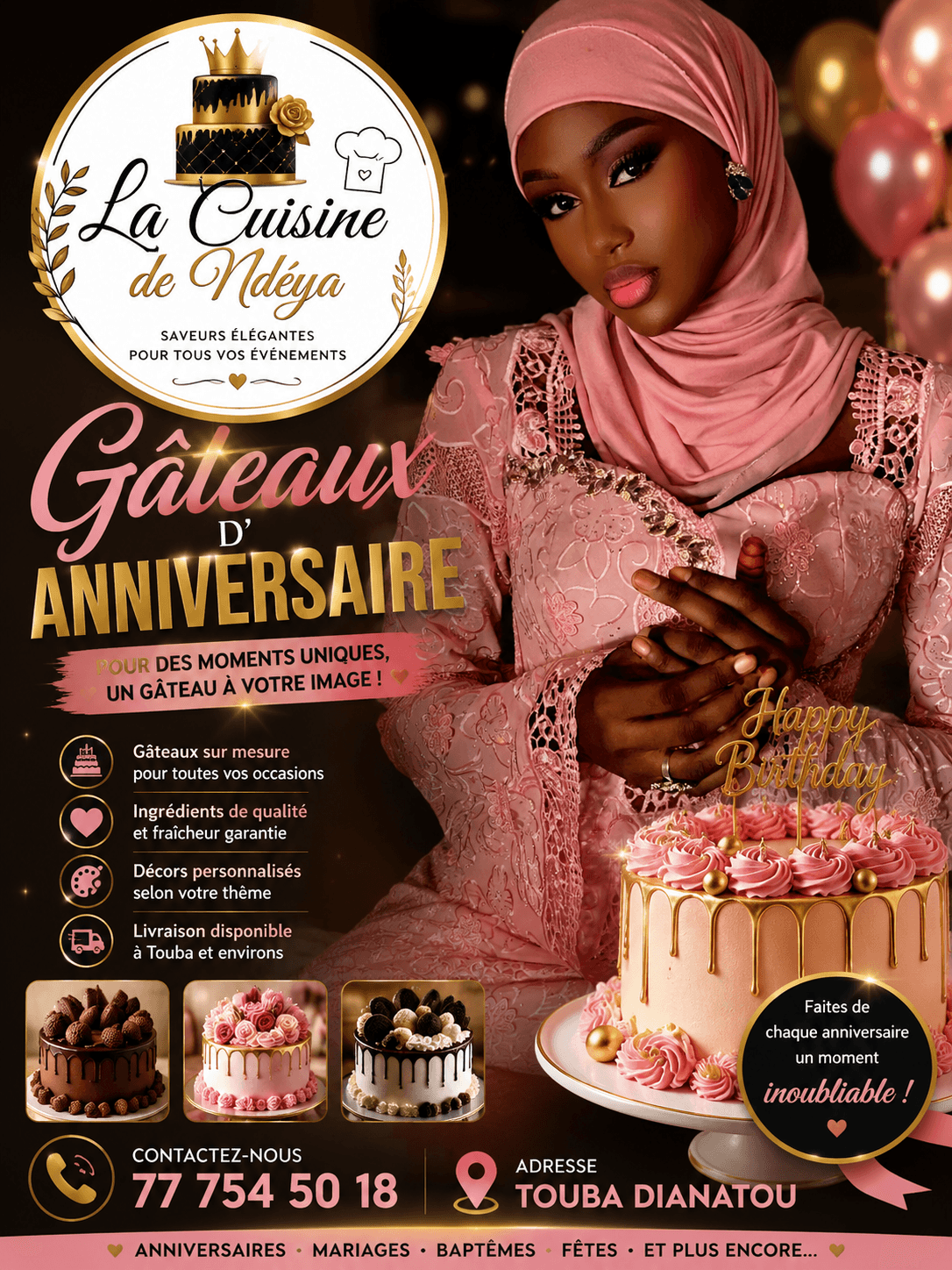 Gâteaux d'anniversaire – La Cuisine De Ndéya🧑🍳🎂