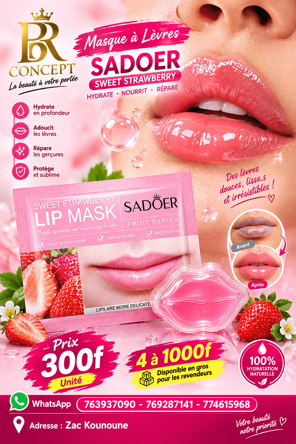 Masque à lèvres – BR Concept