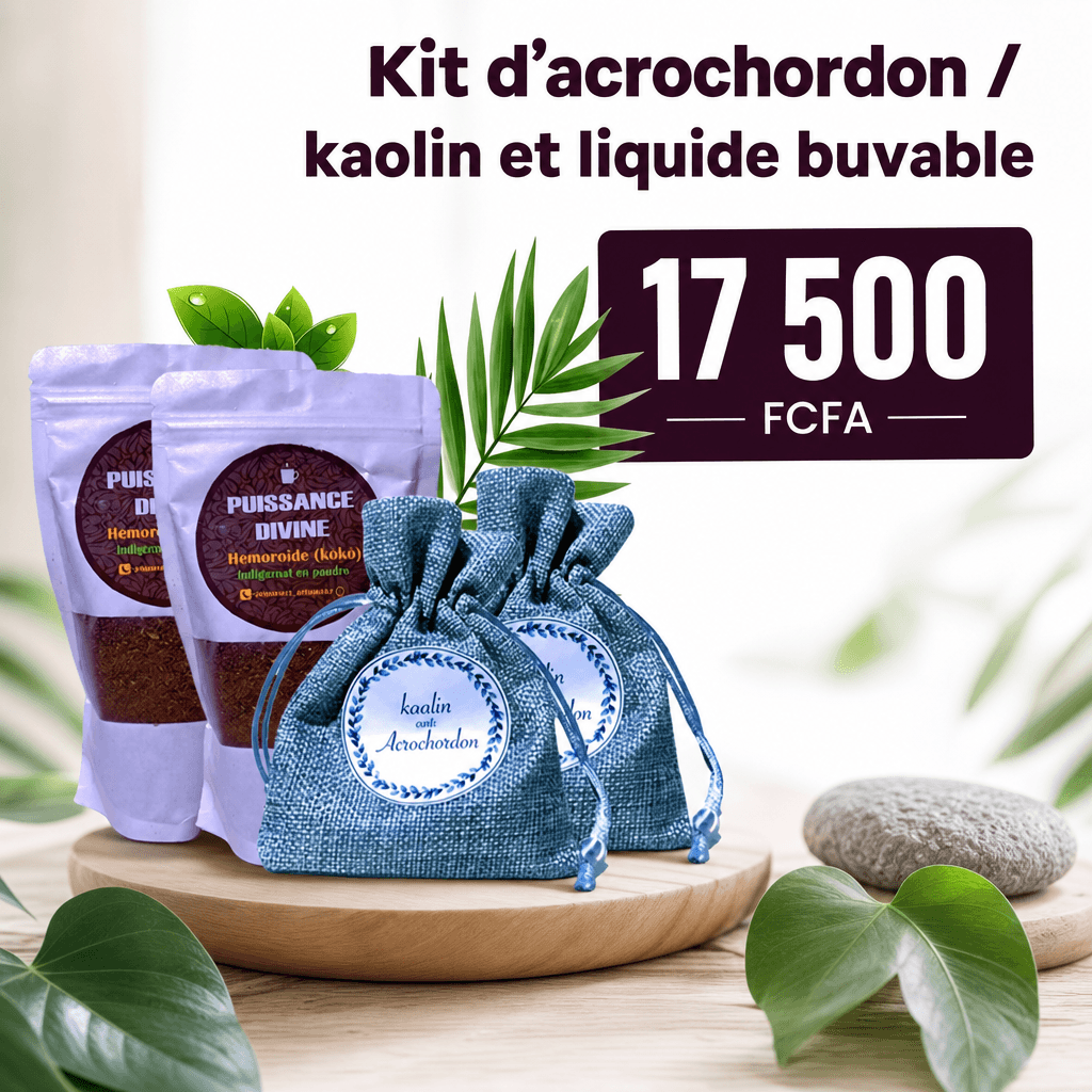 Kits d’acrochordon / kaolin et liquide buvable – Fama Santé