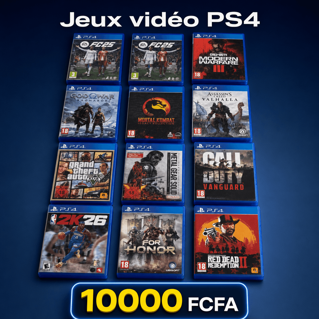 Jeux vidéo PS4 – LE BON COIN DE BABi