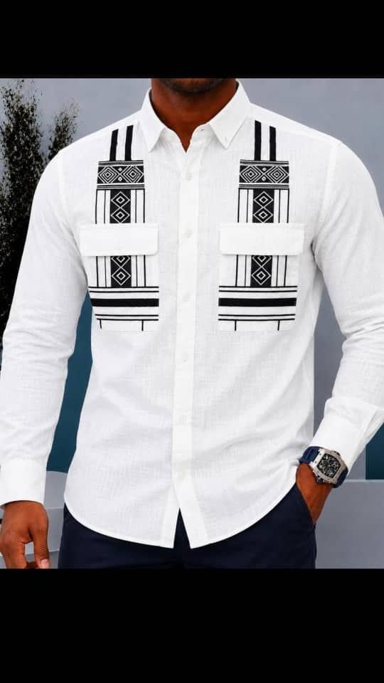 Chemise patchwork homme – Bella Shop (photo 5)