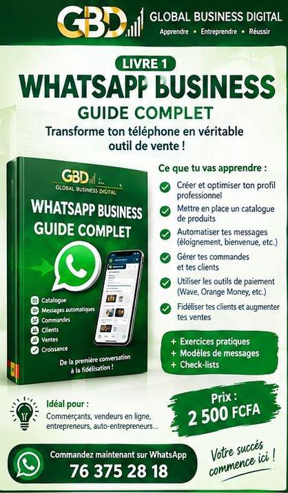 📱 Livre 1 — WhatsApp Business – GLOBAL BUSINESS DIGITAL