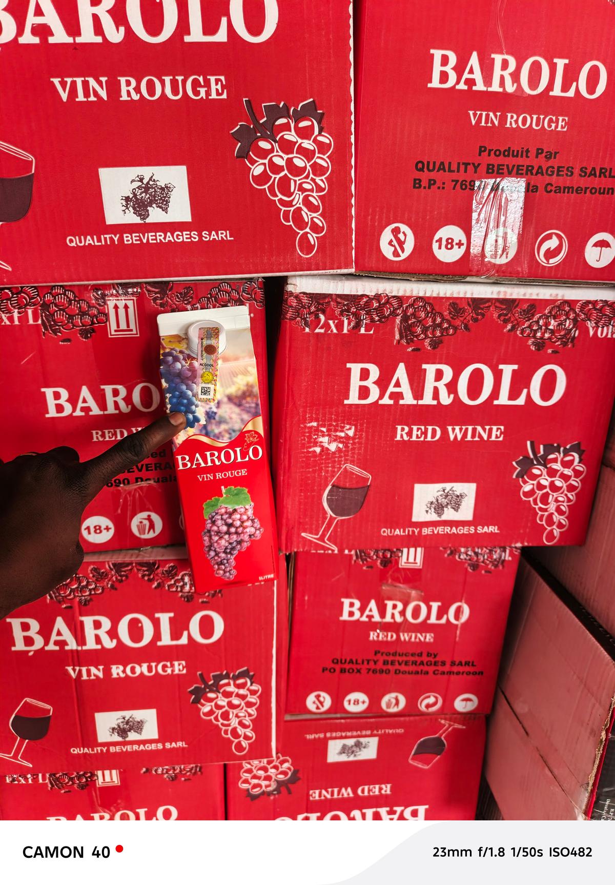 Vin rouge Barolo – QUALITY🇨🇲HAMAN✅