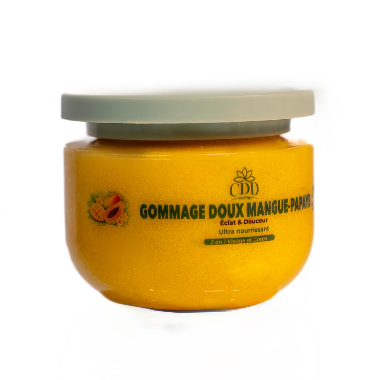 Gommage doux mangue-papaye – CDD COSMÉTIQUE