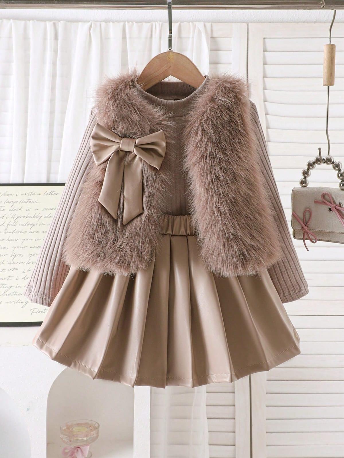 Ensemble fille velours plissé – Maison Mame 👜👟👄
