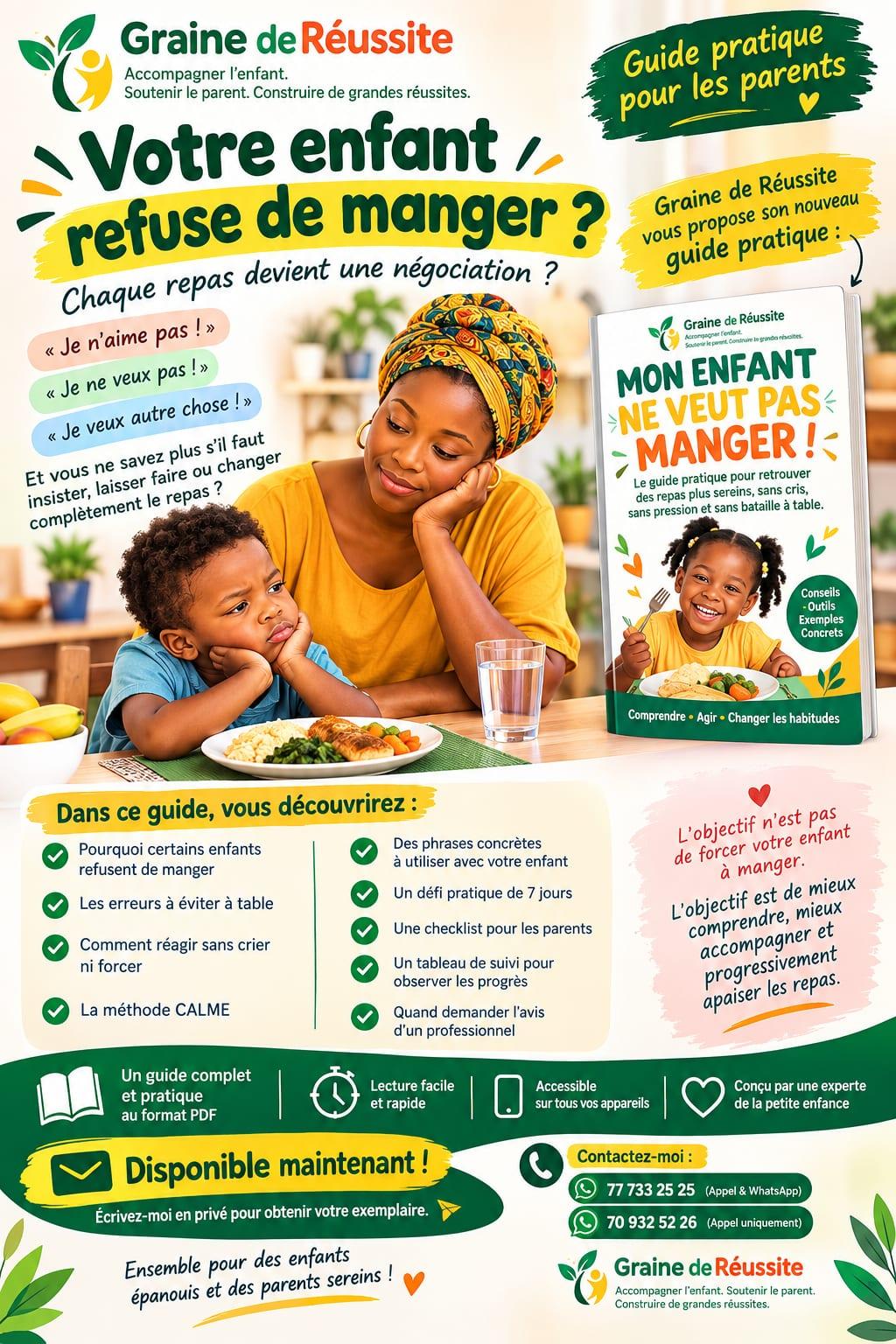 Guide mon enfant ne veut pas manger👱🍛🥣 – Teranga Business🇸🇳 💫✴️