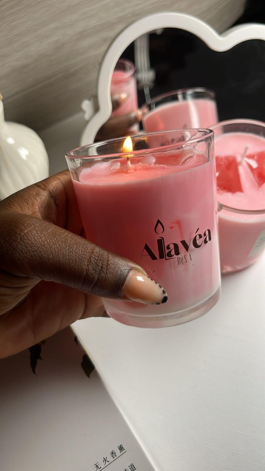 ICE STRAWBERRY LATTE – Alavéacandle (photo 3)