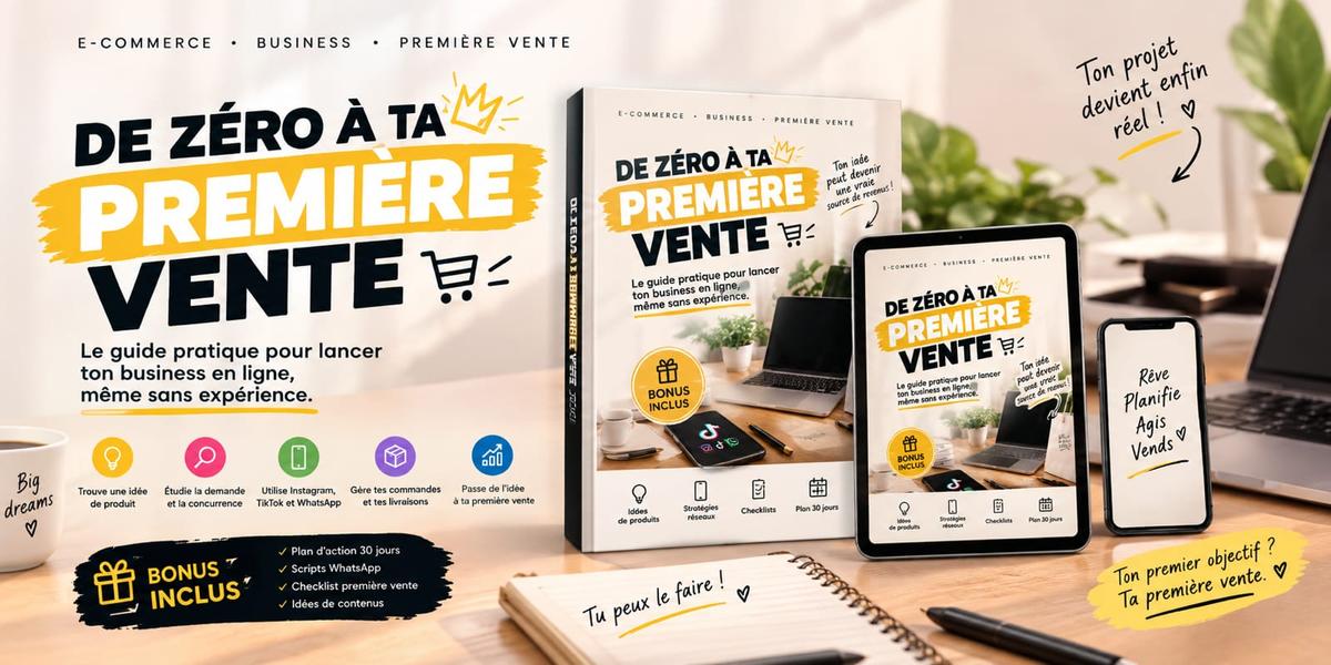 DE ZÉRO À TA PREMIÈRE VENTE 🛍️ – Ndeya Store